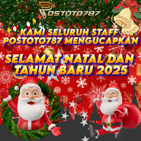 Kami Segenap Admin Dan Direksi Postoto787 Mengucapkan Selamat  NATAL dan TAHUN BARU 2025